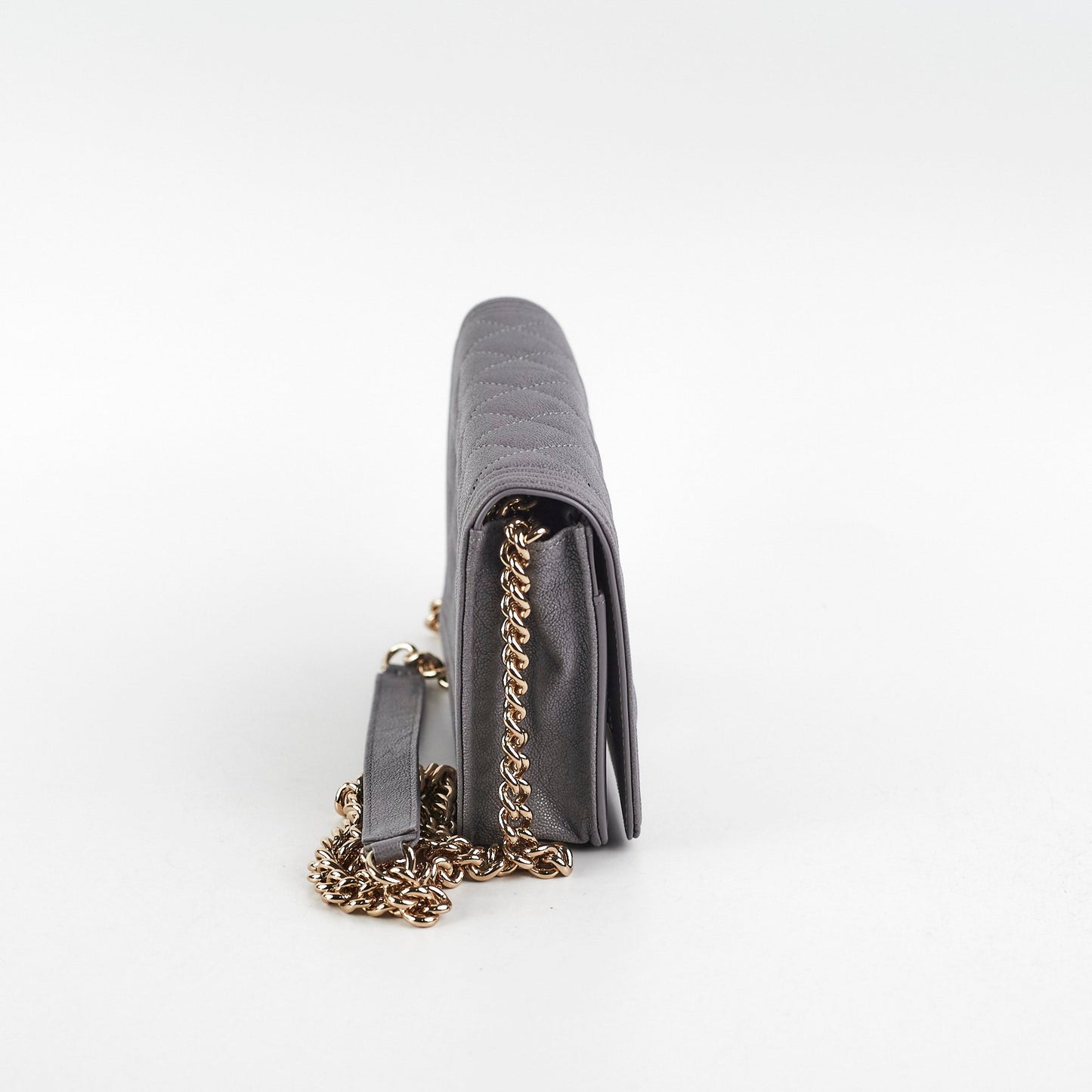 Deal of the Week - Chanel Boy Caviar Wallet On Chain Grey -30 Series