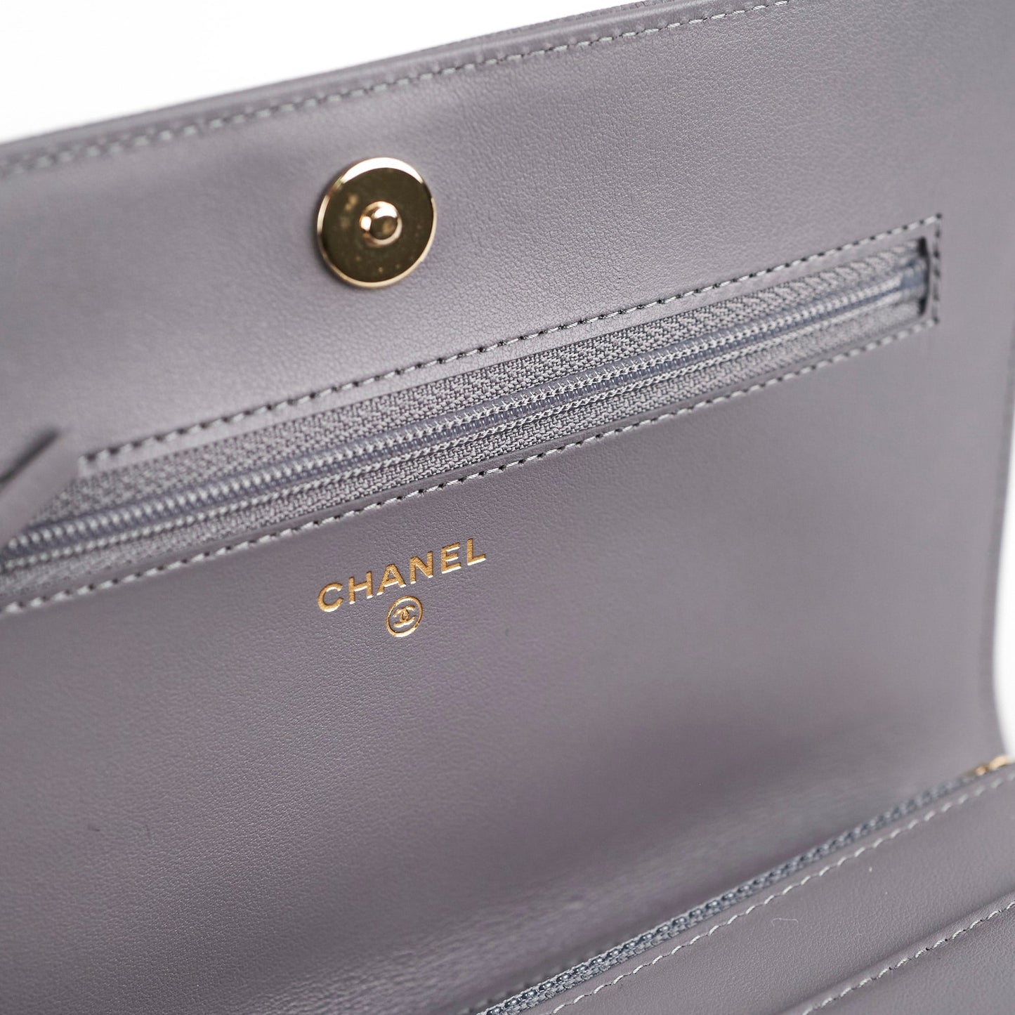 Deal of the Week - Chanel Boy Caviar Wallet On Chain Grey -30 Series