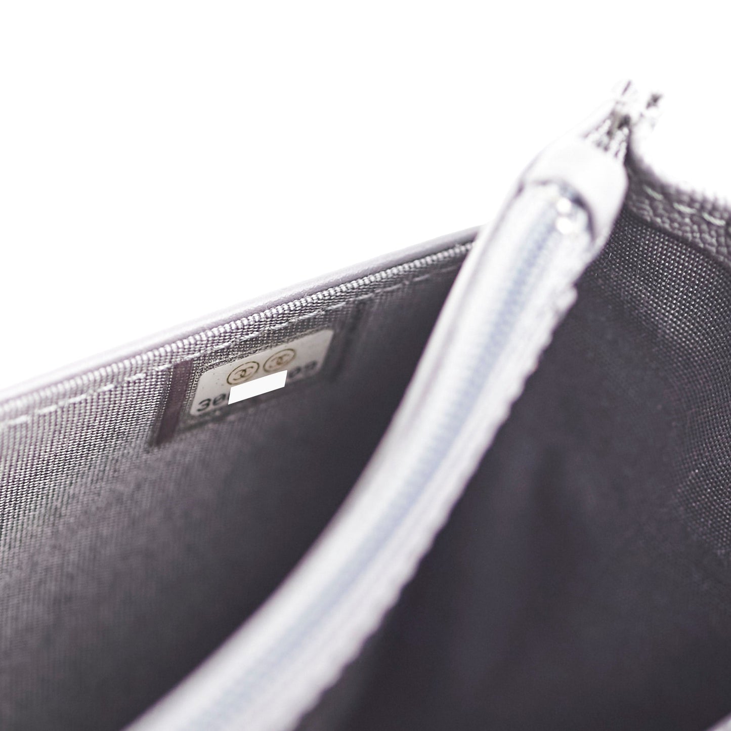 Deal of the Week - Chanel Boy Caviar Wallet On Chain Grey -30 Series