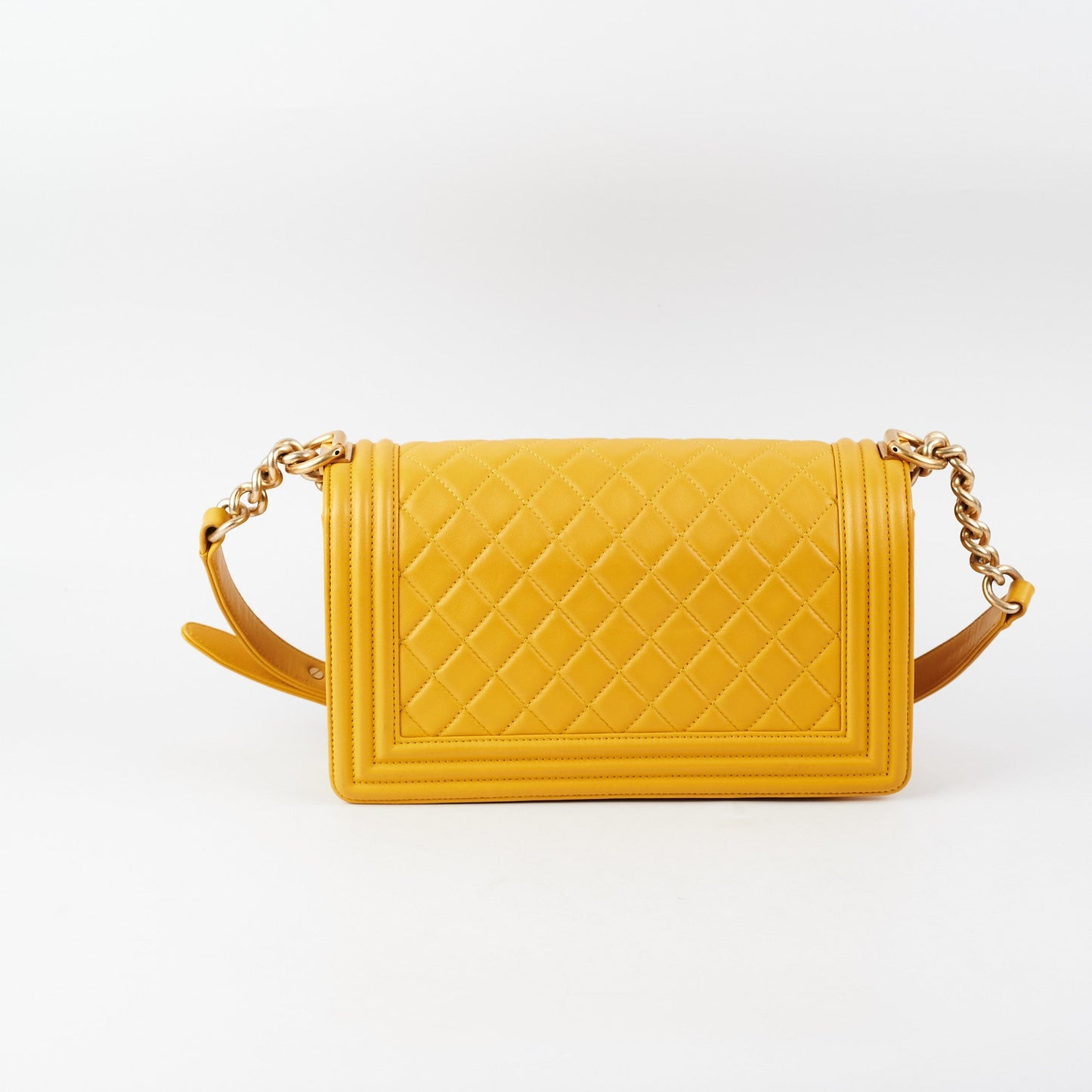 ITEM 24 - Chanel Boy Old Medium Mustard