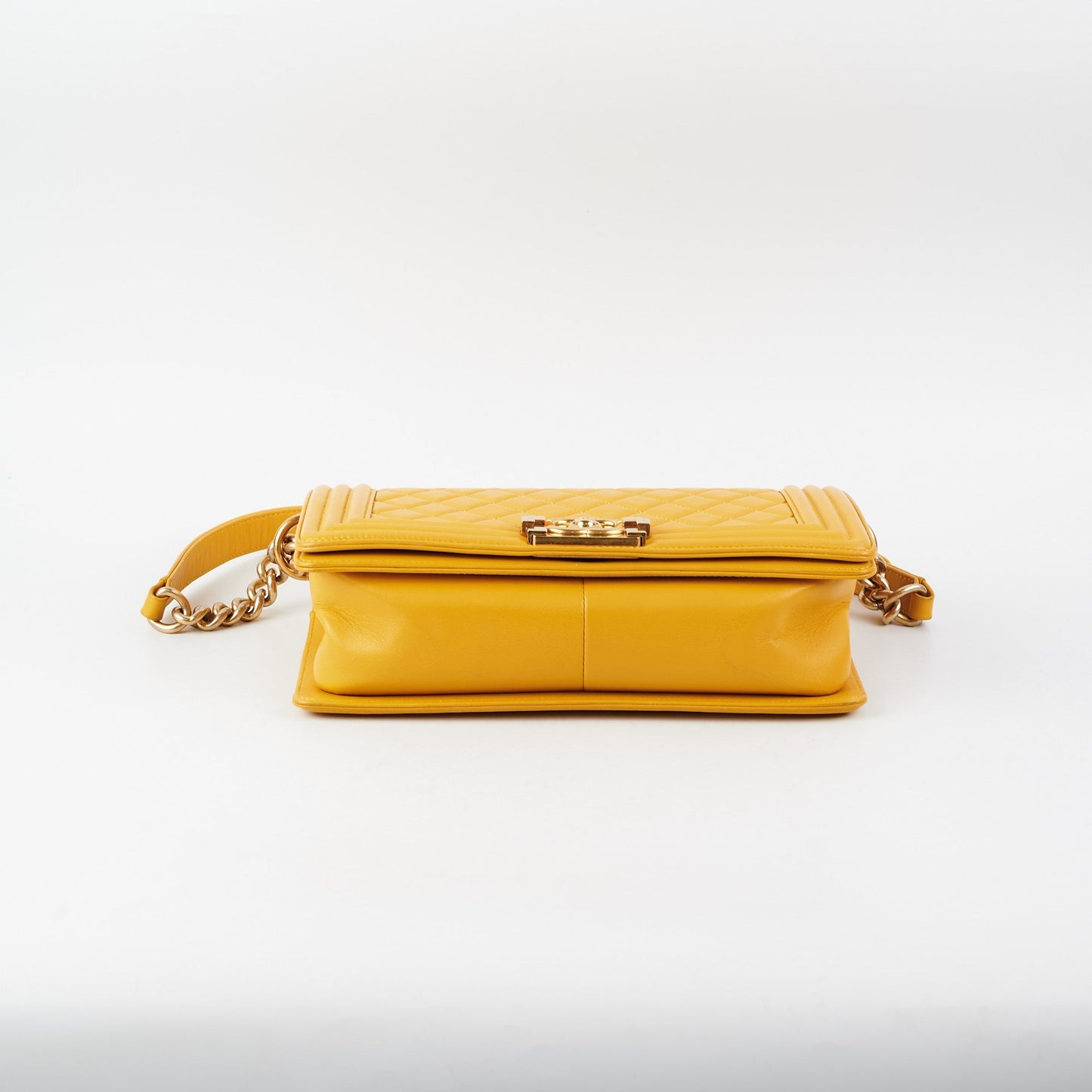 ITEM 24 - Chanel Boy Old Medium Mustard