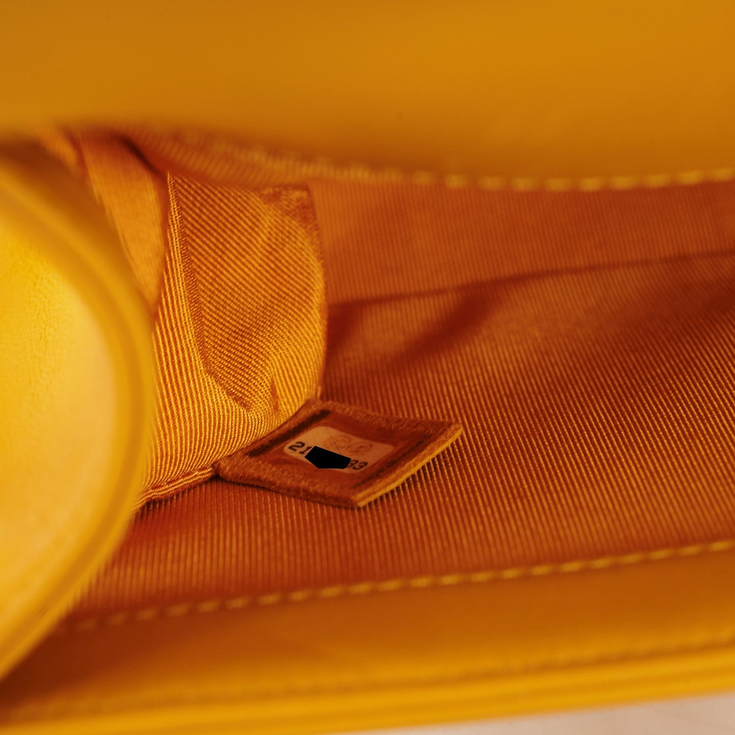 ITEM 24 - Chanel Boy Old Medium Mustard