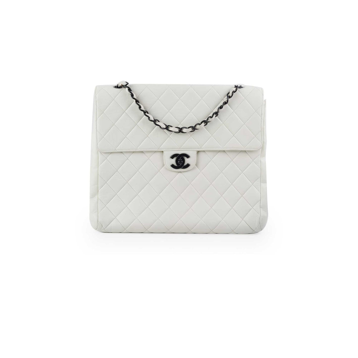Chanel Matelasse Shoulder Bag White
