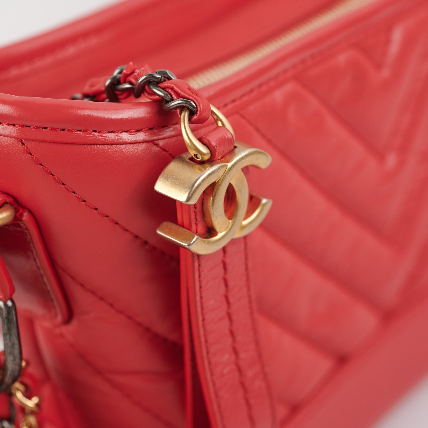 Chanel Small Gabrielle Red