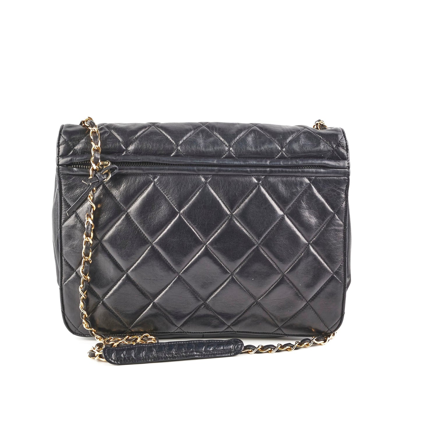 Chanel  Lambskin Black Shoulder Bag