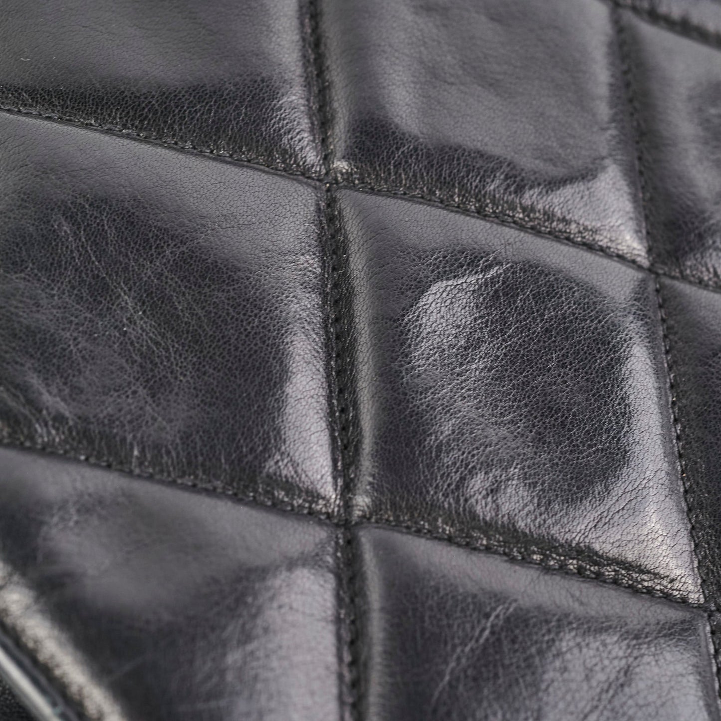 Chanel  Lambskin Black Shoulder Bag