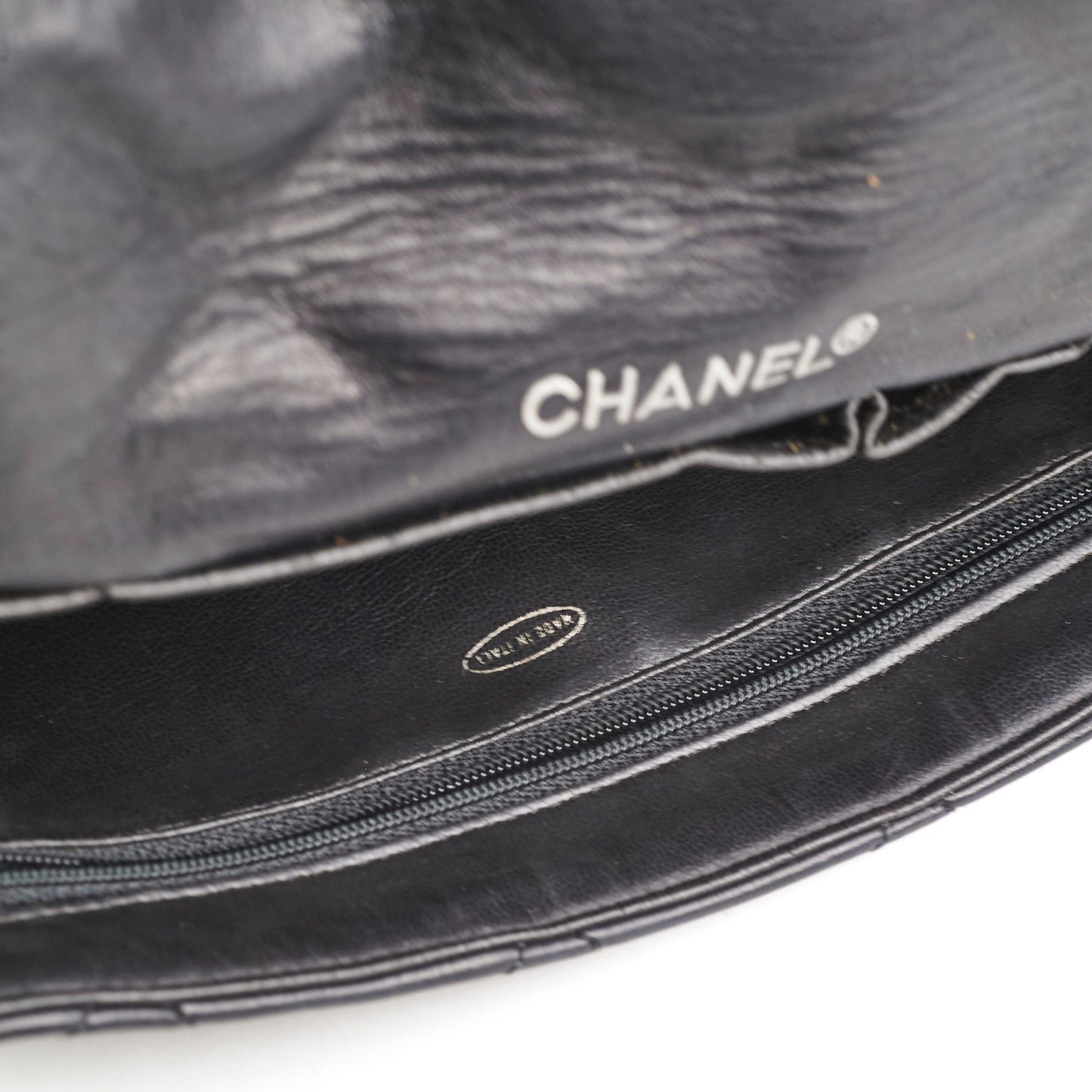 Chanel  Lambskin Black Shoulder Bag