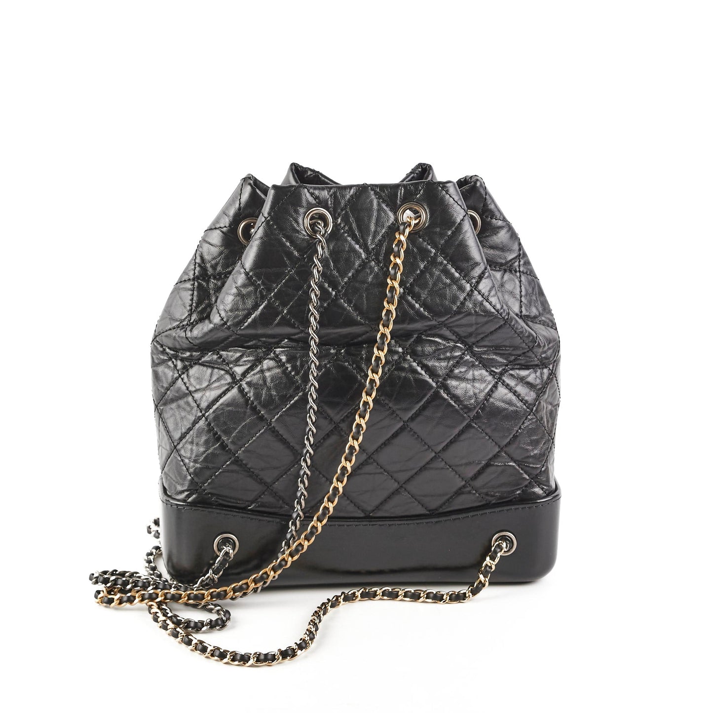 Chanel Gabrielle Small Black Backpack