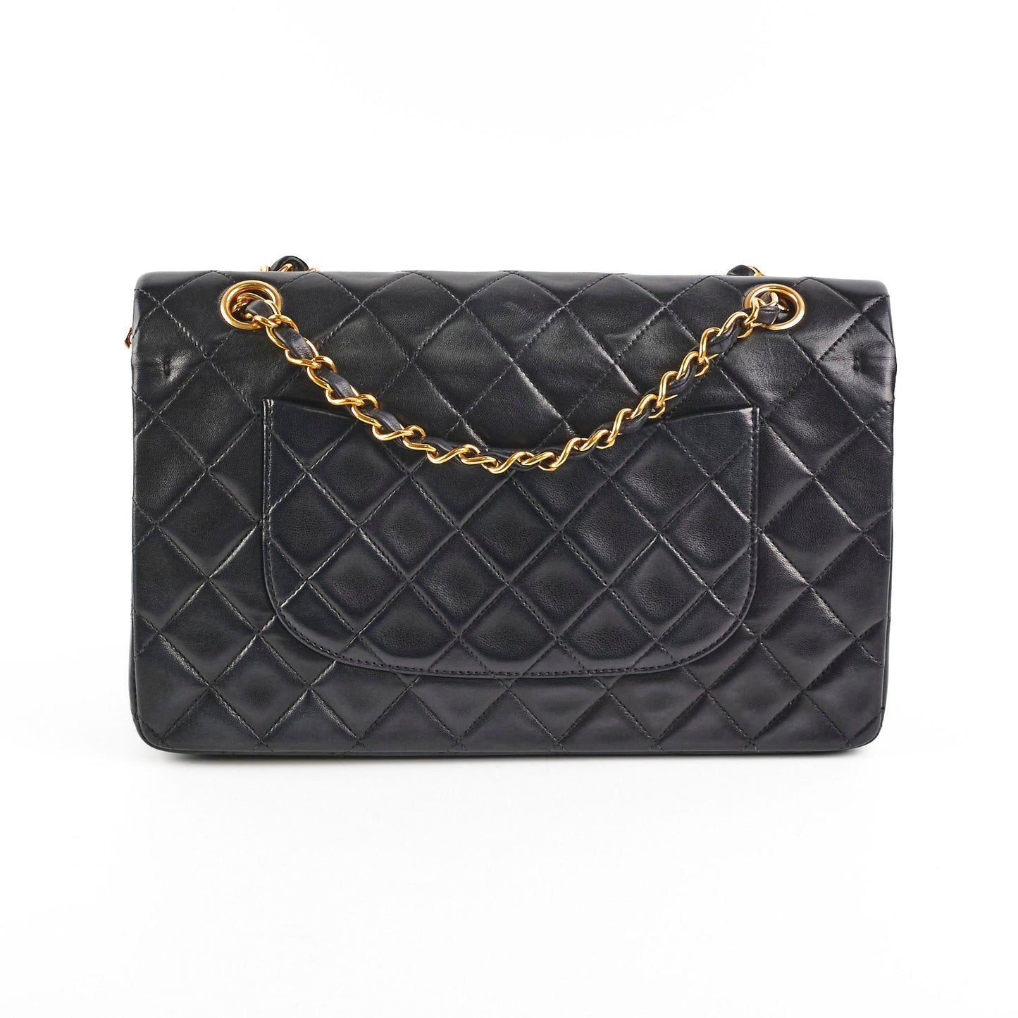 Chanel  Medium/Large Double Classic Flap Black