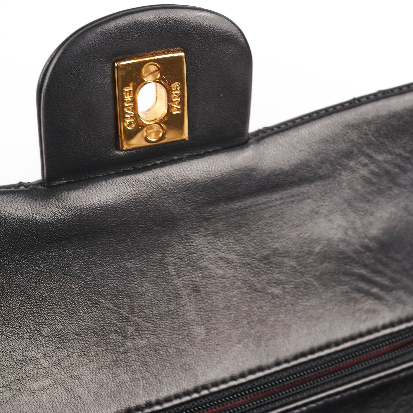 Chanel  Medium/Large Double Classic Flap Black
