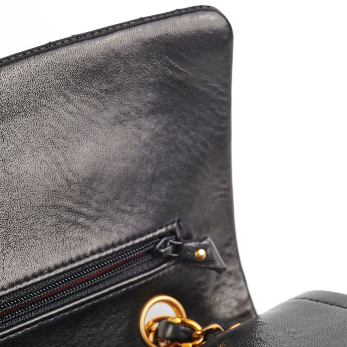 Chanel  Medium/Large Double Classic Flap Black