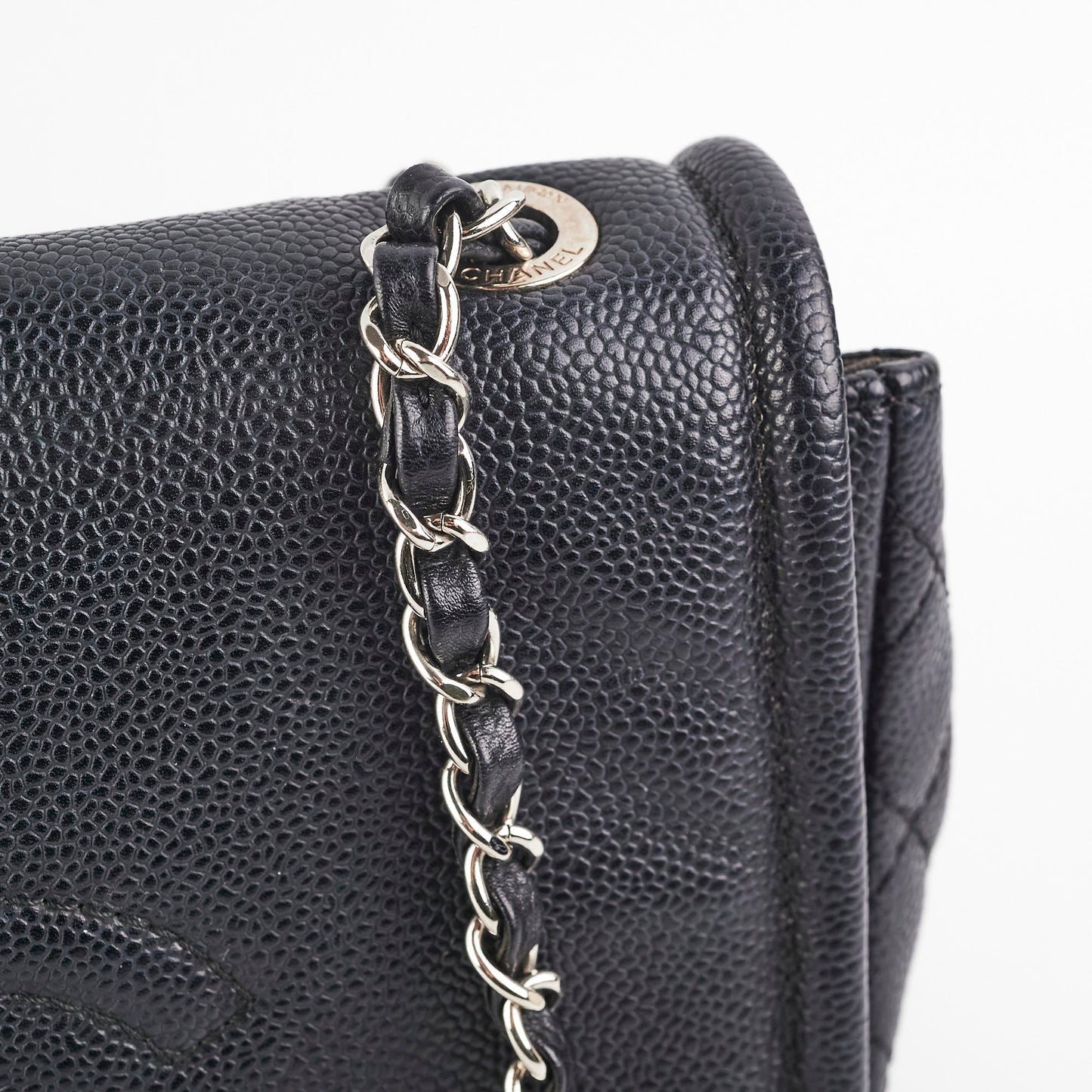 Chanel CC Timeless Caviar Black Bag