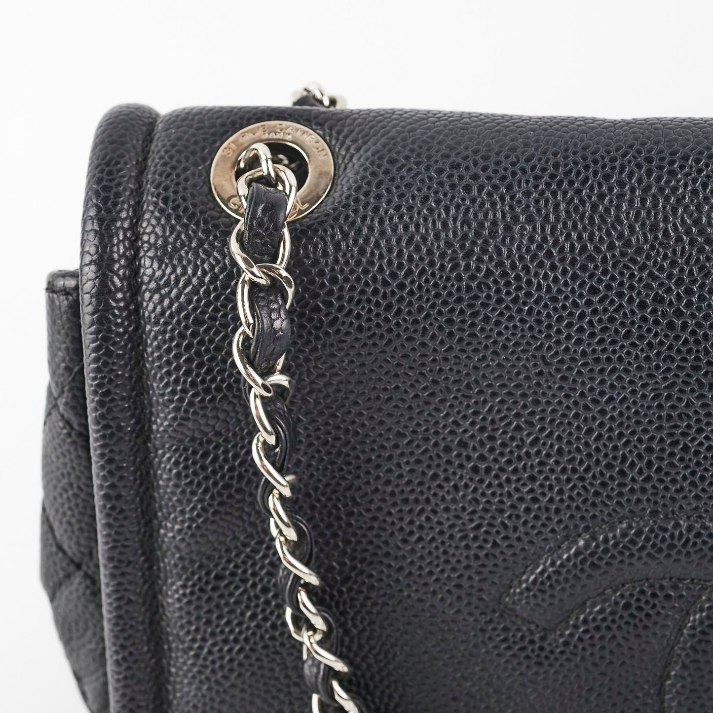 Chanel CC Timeless Caviar Black Bag