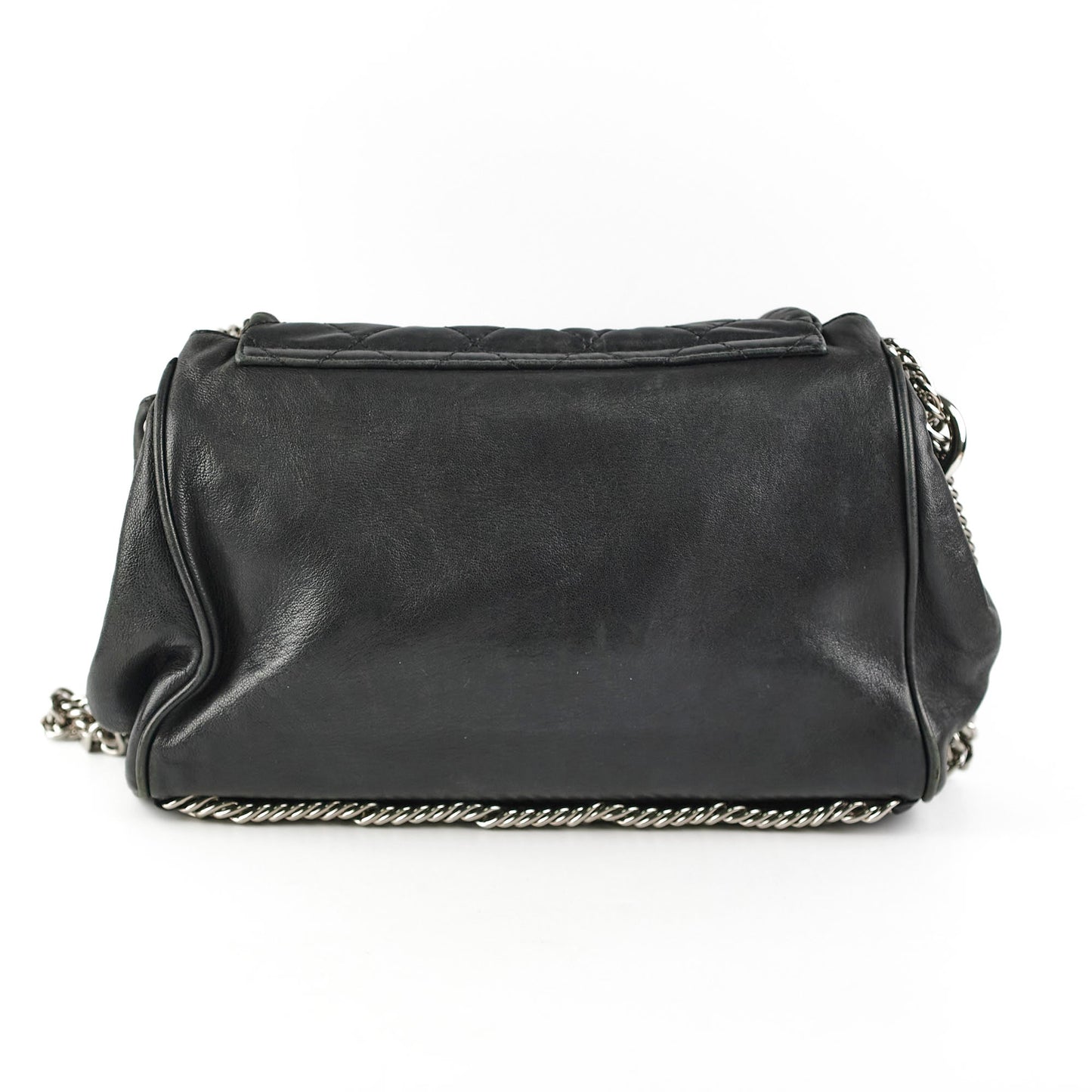 Chanel CC Lambskin Accordion Flap Black