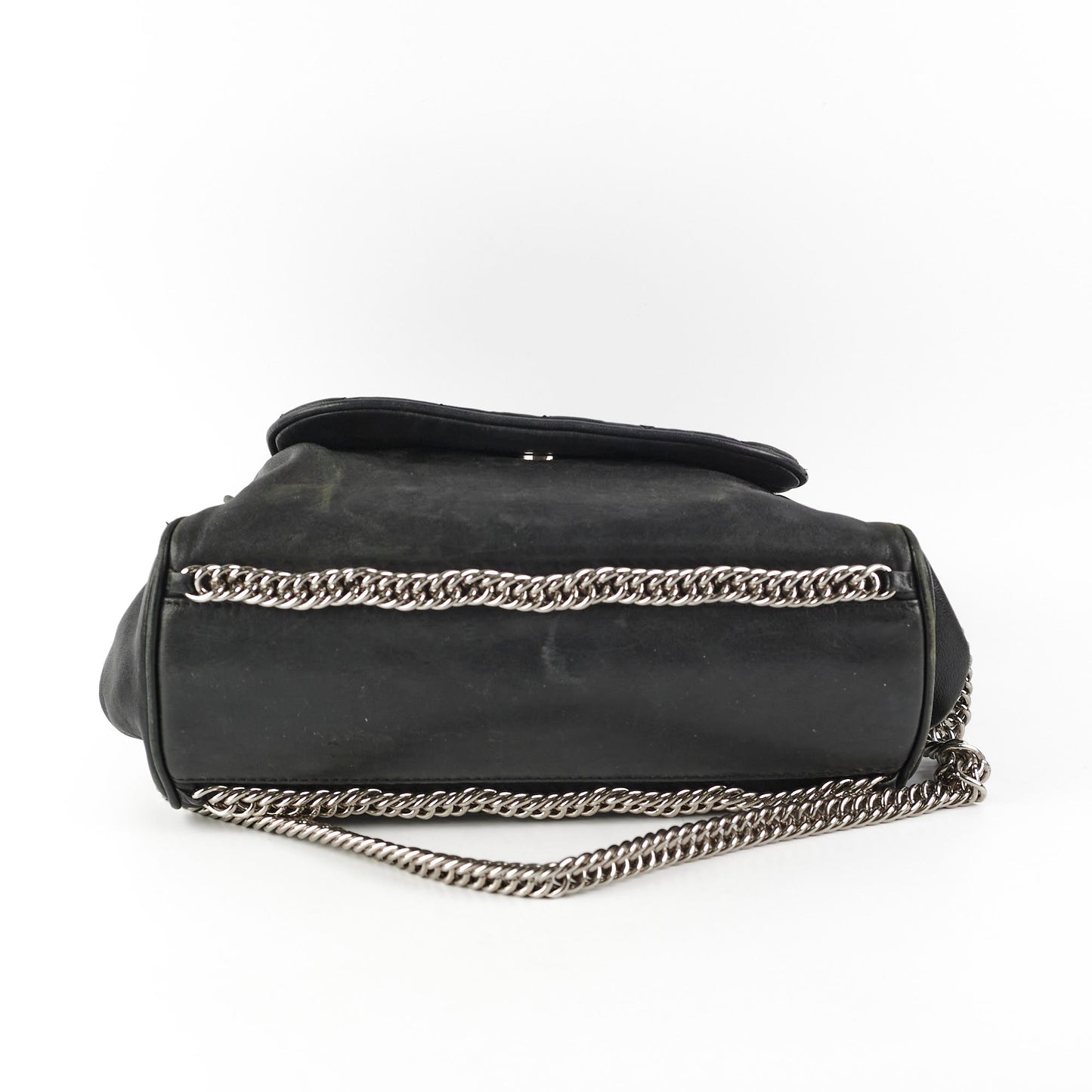 Chanel CC Lambskin Accordion Flap Black