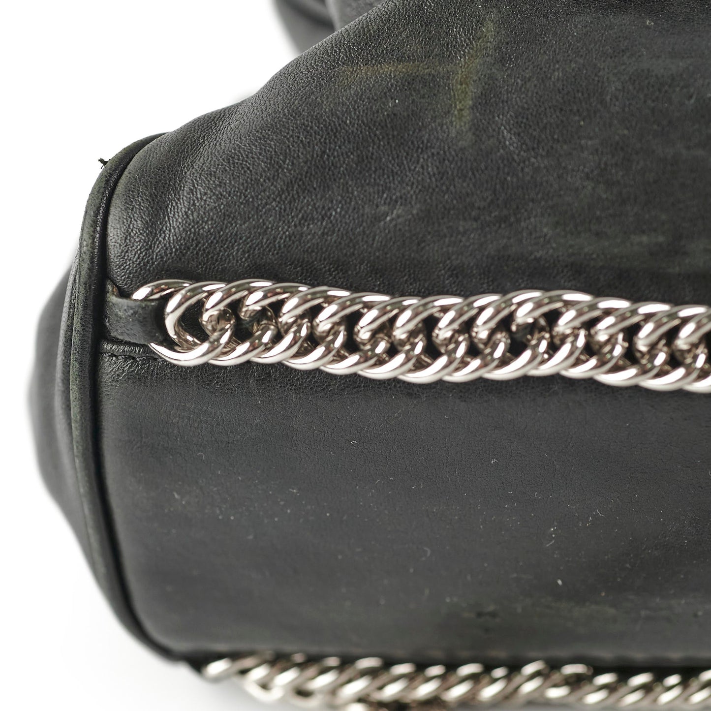 Chanel CC Lambskin Accordion Flap Black