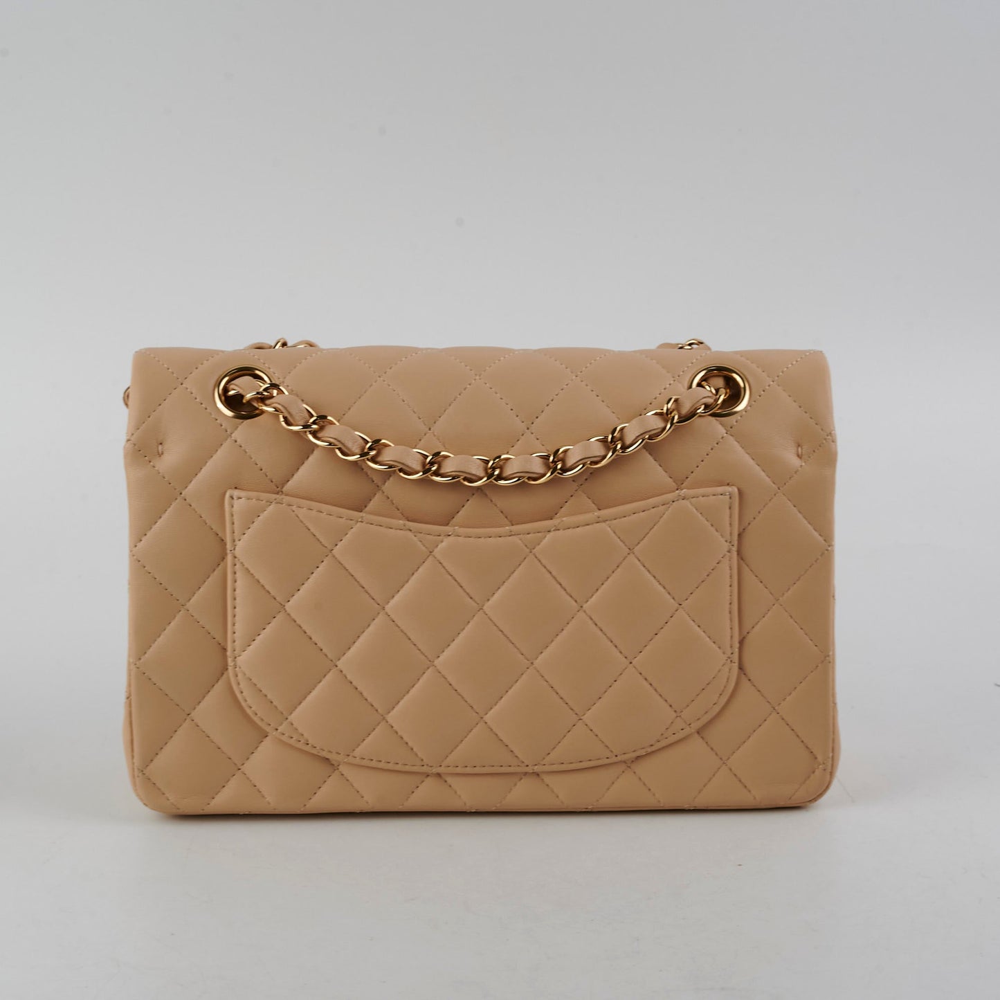 ITEM 17 - Chanel Small Double Classic Flap Beige 29series