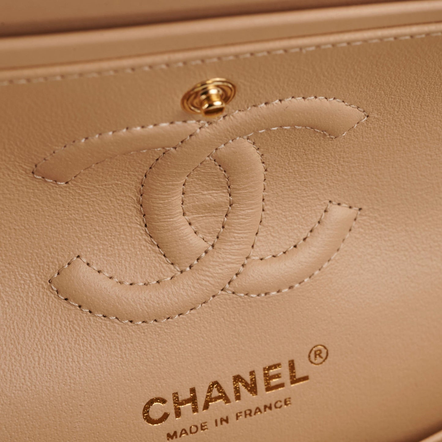 ITEM 17 - Chanel Small Double Classic Flap Beige 29series