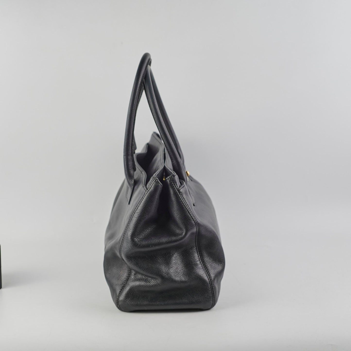 Chanel Cerf Tote Caviar Black