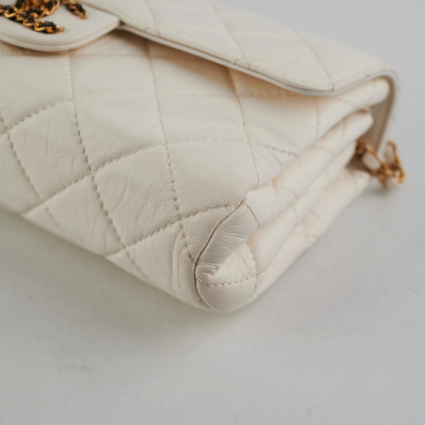 Chanel Seasonal Calfskin Flap White