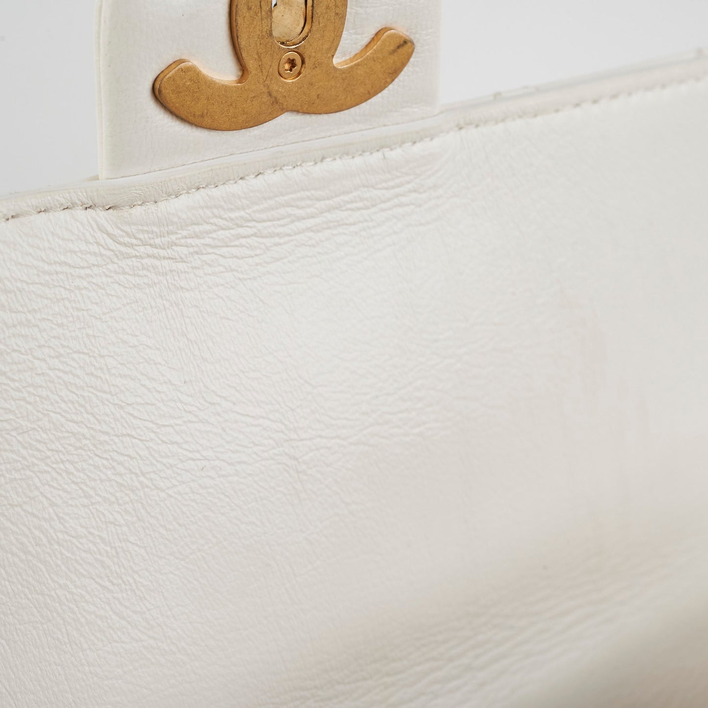 Chanel Seasonal Calfskin Flap White