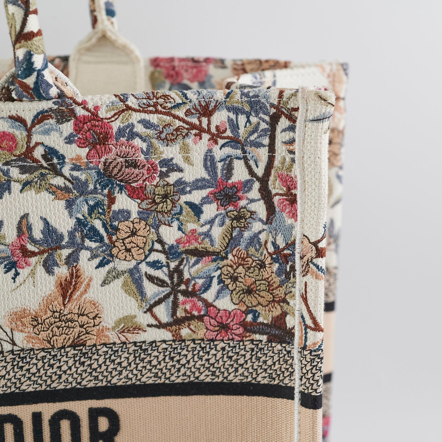 Christian Dior Embriodered Large Book Tote