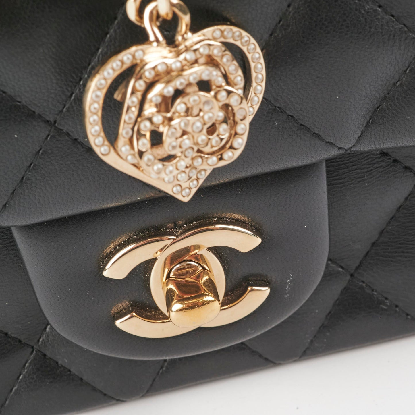 Chanel Seasonal Mini Rectangular Lambskin Black