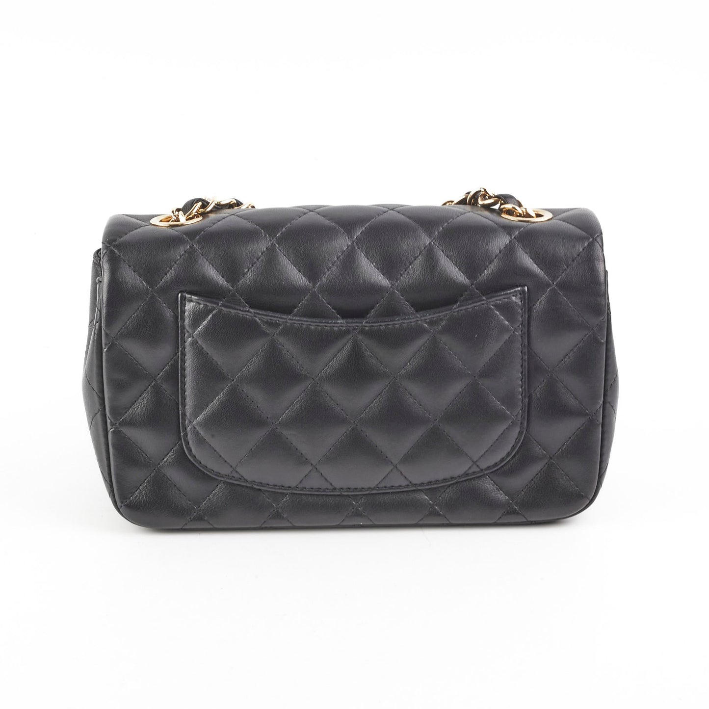 Chanel Seasonal Mini Rectangular Lambskin Black