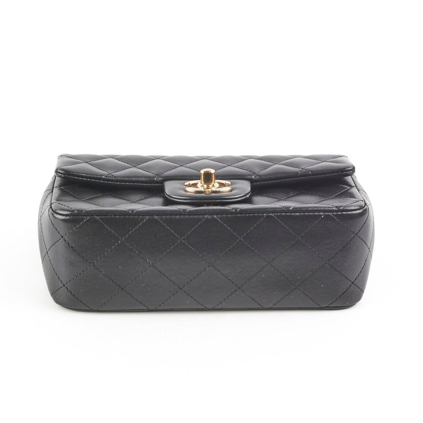 Chanel Seasonal Mini Rectangular Lambskin Black