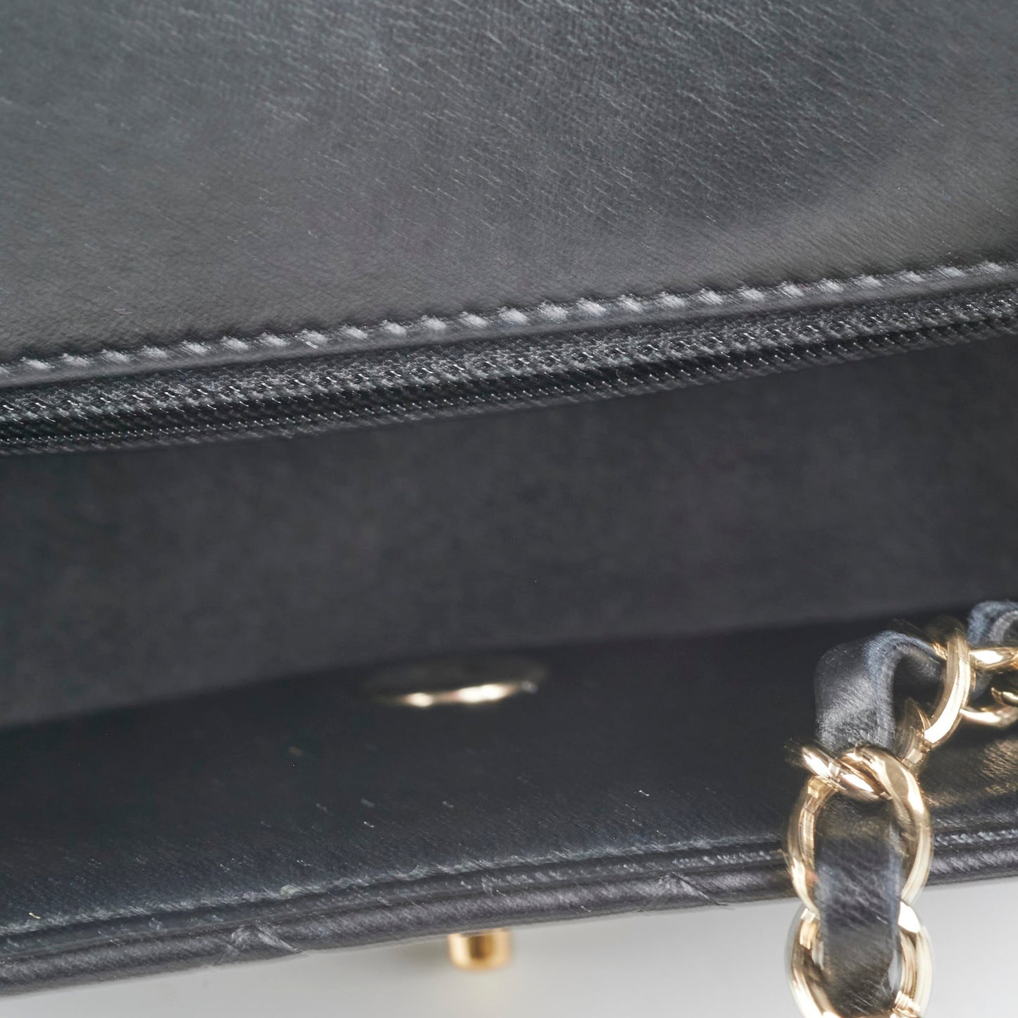 Chanel Seasonal Mini Rectangular Lambskin Black
