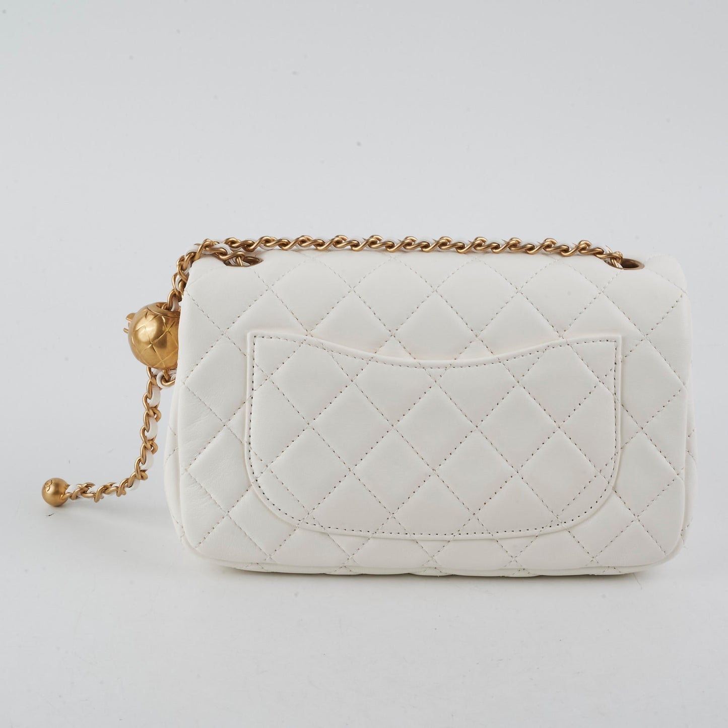 Chanel Pearl Crush Mini Rectangular White