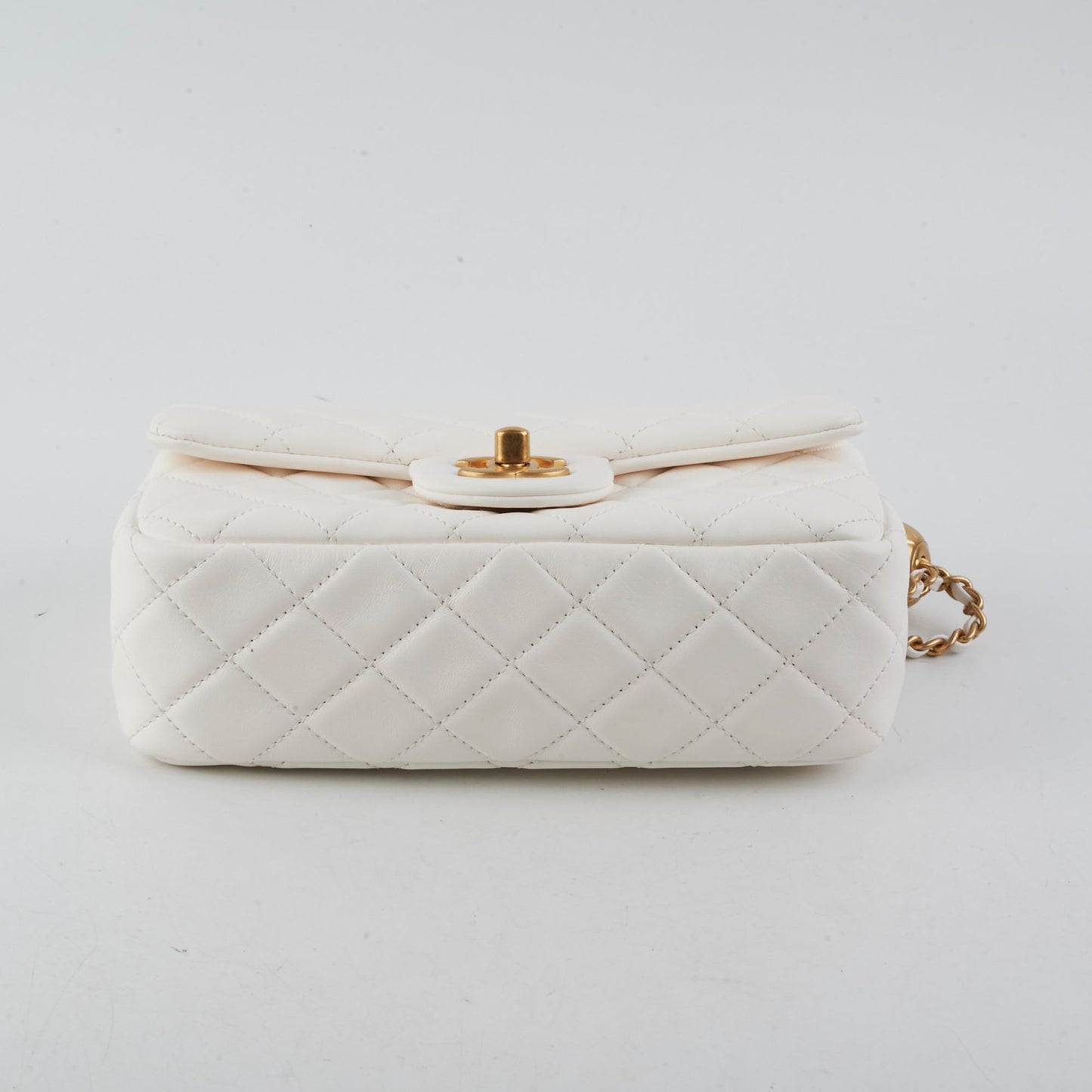 Chanel Pearl Crush Mini Rectangular White