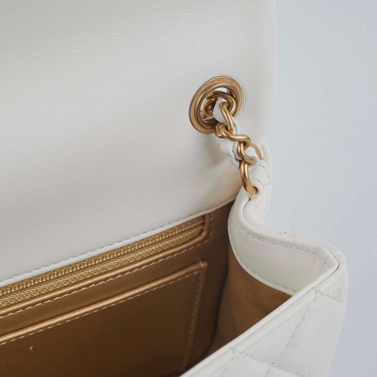 Chanel Pearl Crush Mini Rectangular White