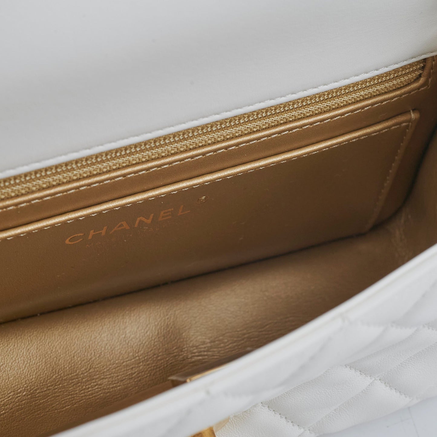 Chanel Pearl Crush Mini Rectangular White
