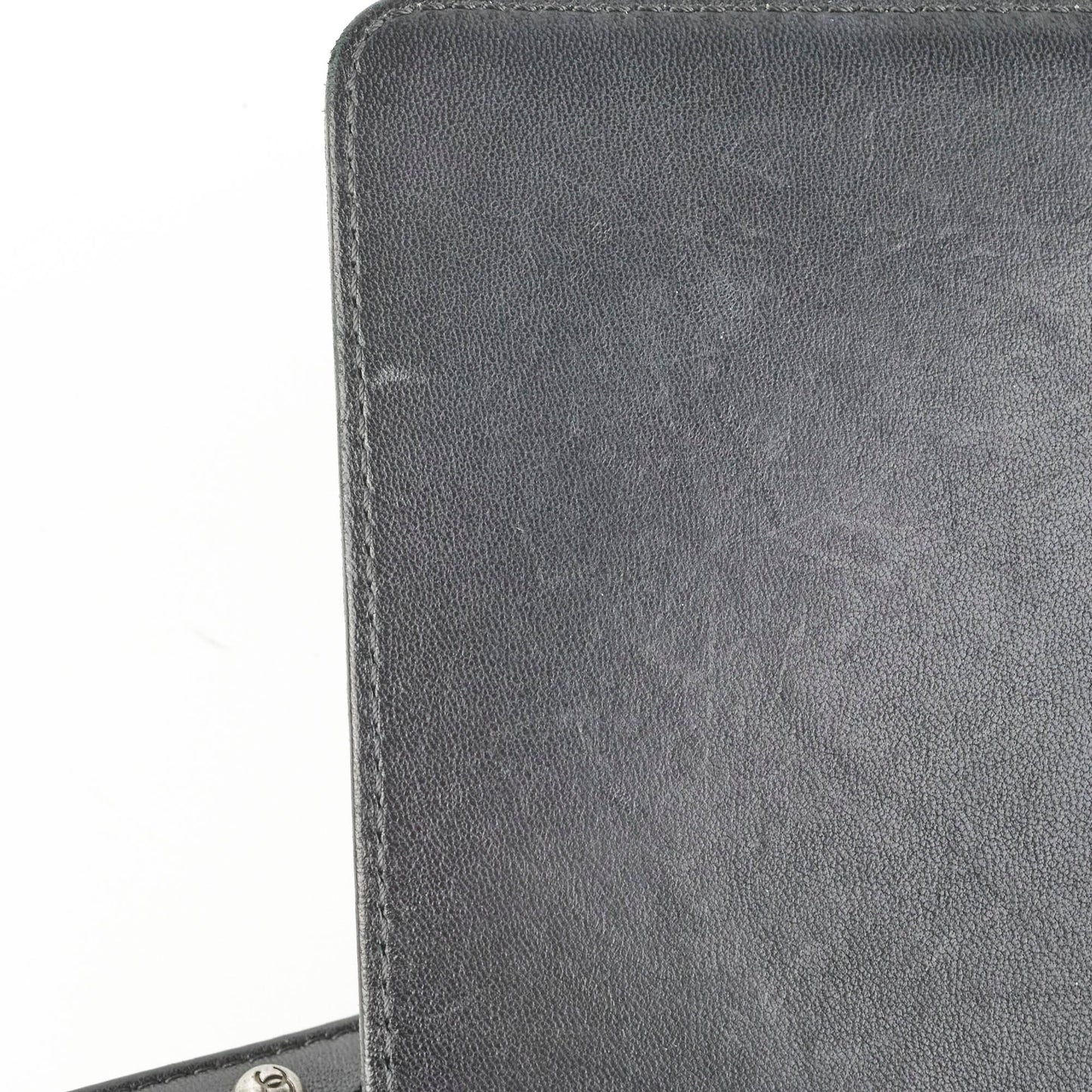 Chanel Old Medium Boy Lambskin Black