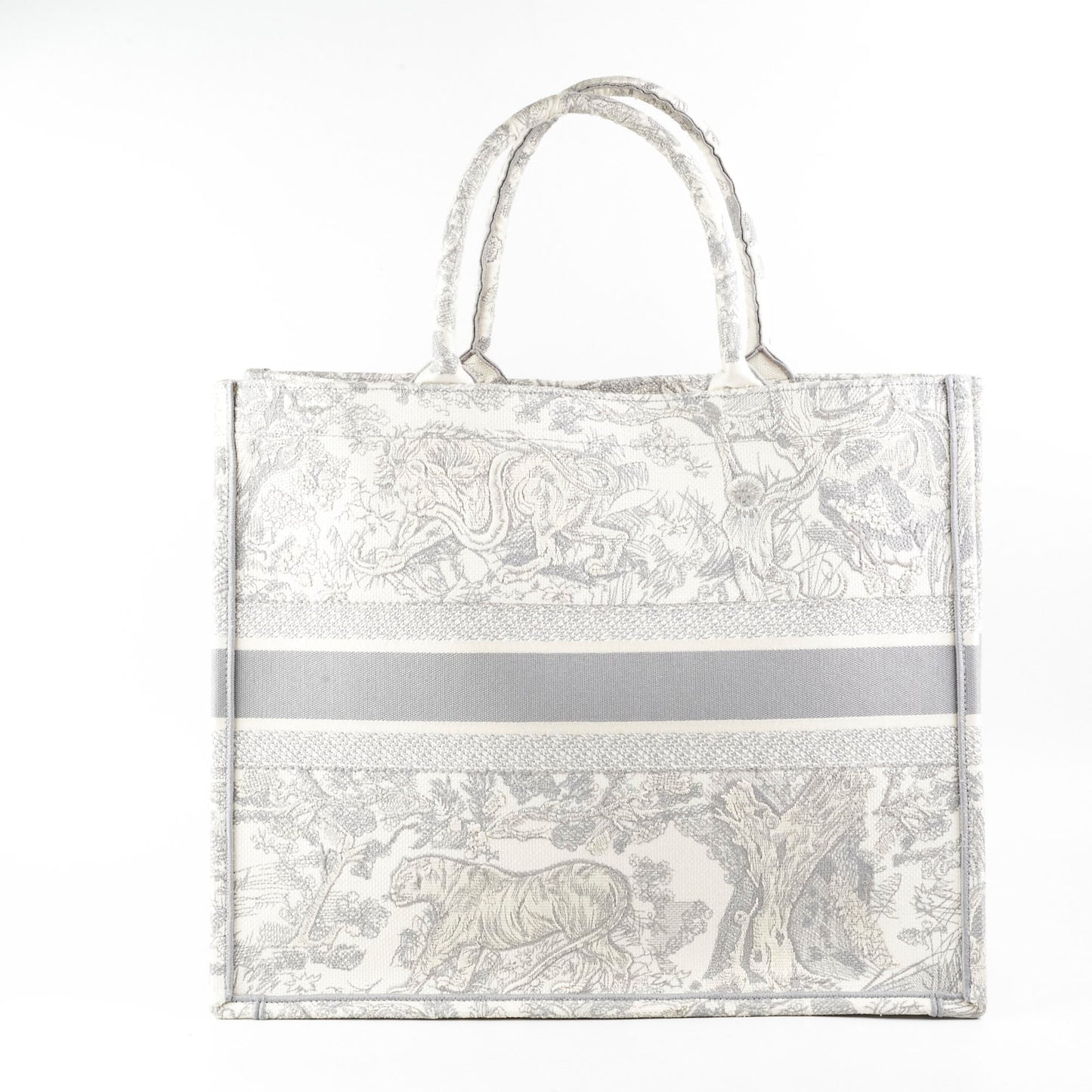 Christian Dior Large Book Tote Grey