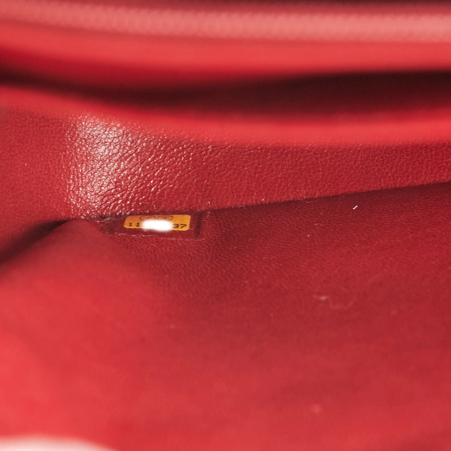 Chanel Classic Single Flap Jumbo Caviar Red - Series 11