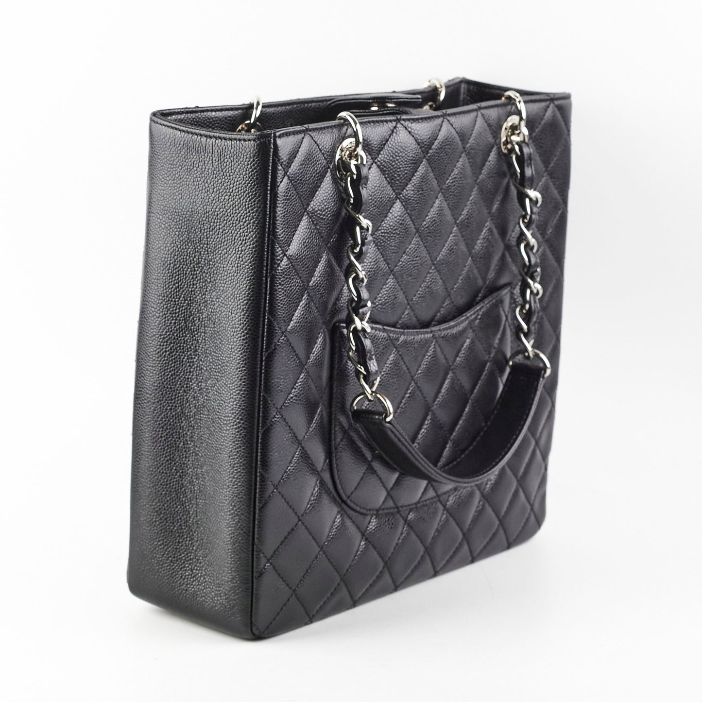 Chanel PST Caviar Black Shoulder Bag