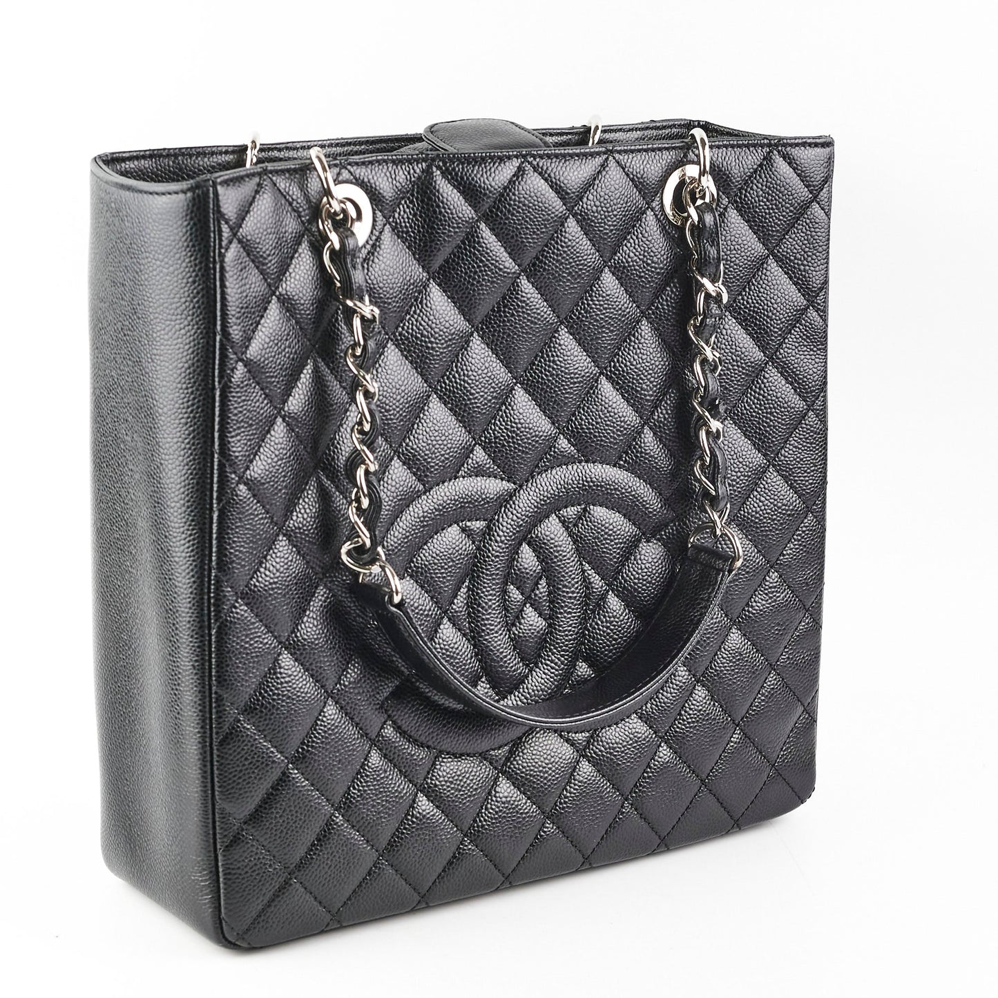 Chanel PST Caviar Black Shoulder Bag