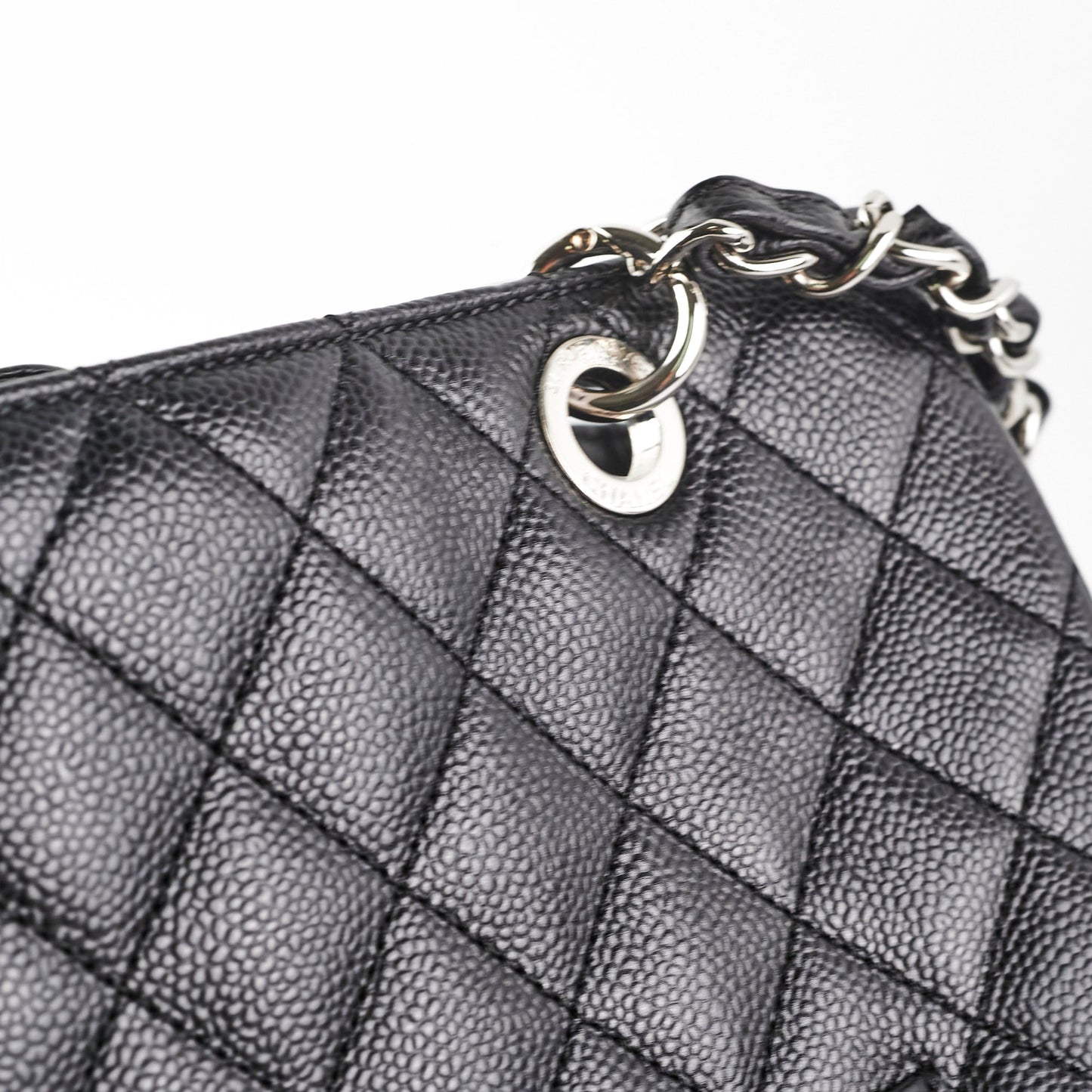 Chanel PST Caviar Black Shoulder Bag