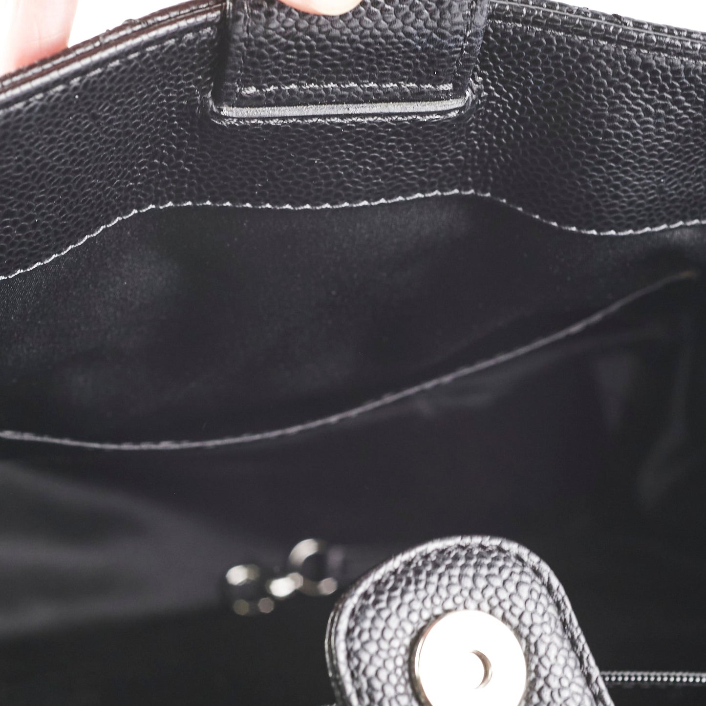 Chanel PST Caviar Black Shoulder Bag