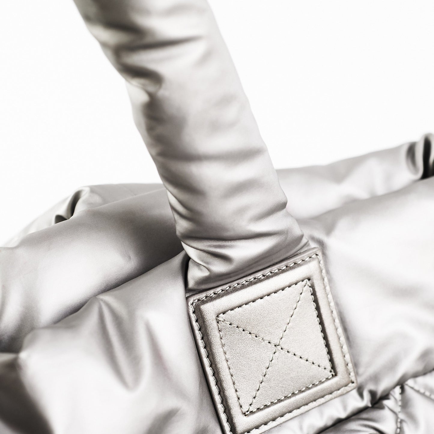 Chanel Coco Cocoon Tote Bag Silver
