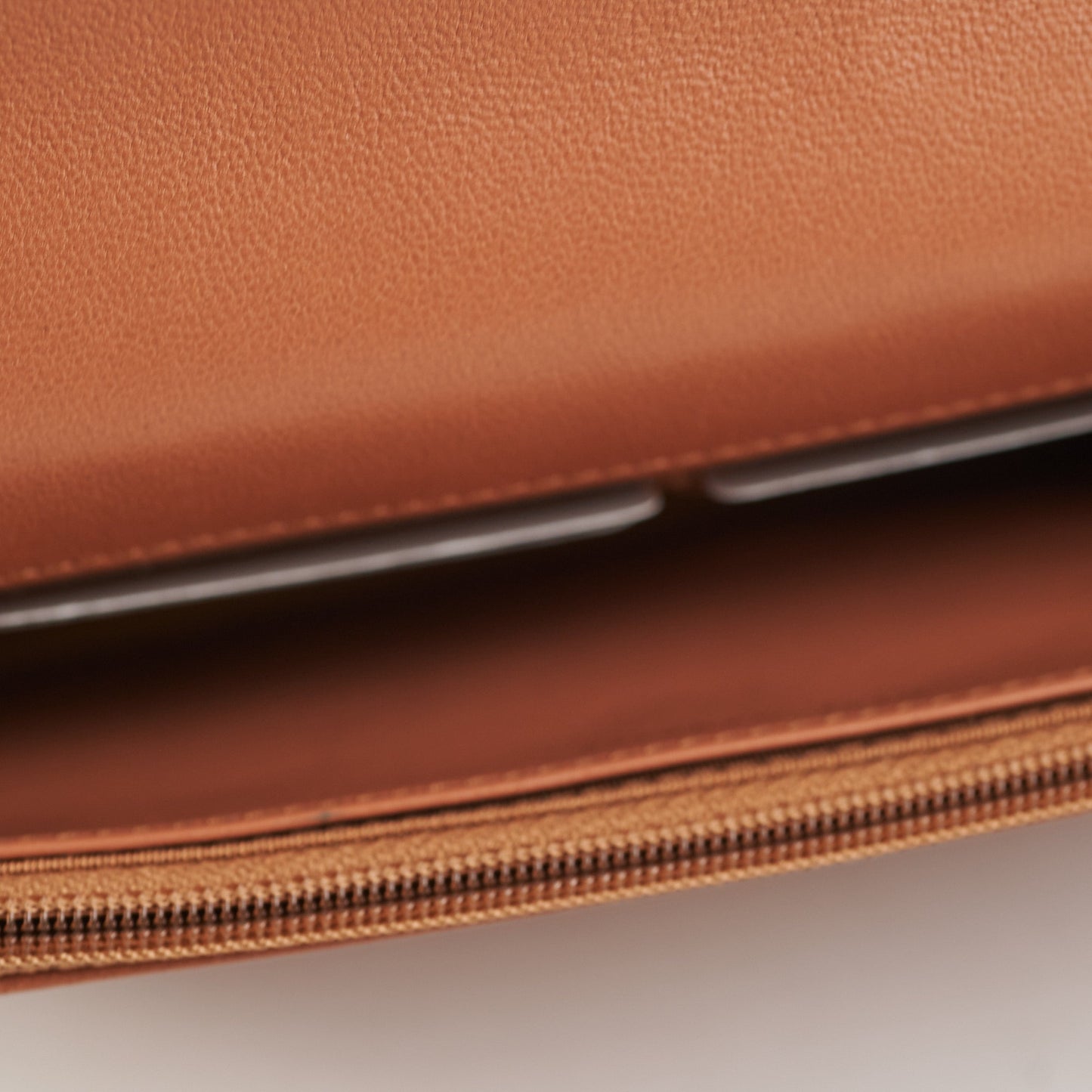 Chanel 19 Wallet on Chain WOC Lambskin Caramel