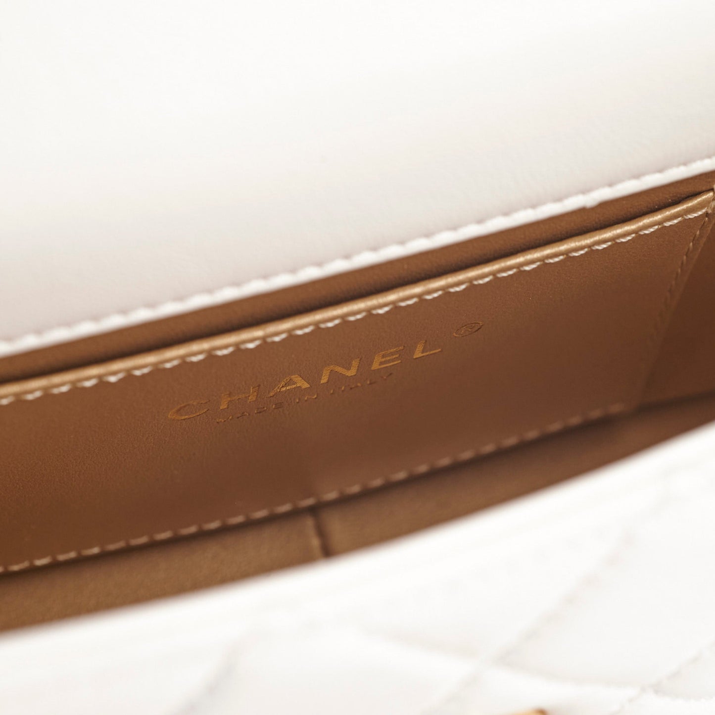 Chanel Seasonal Calfskin Shoulder Bag White