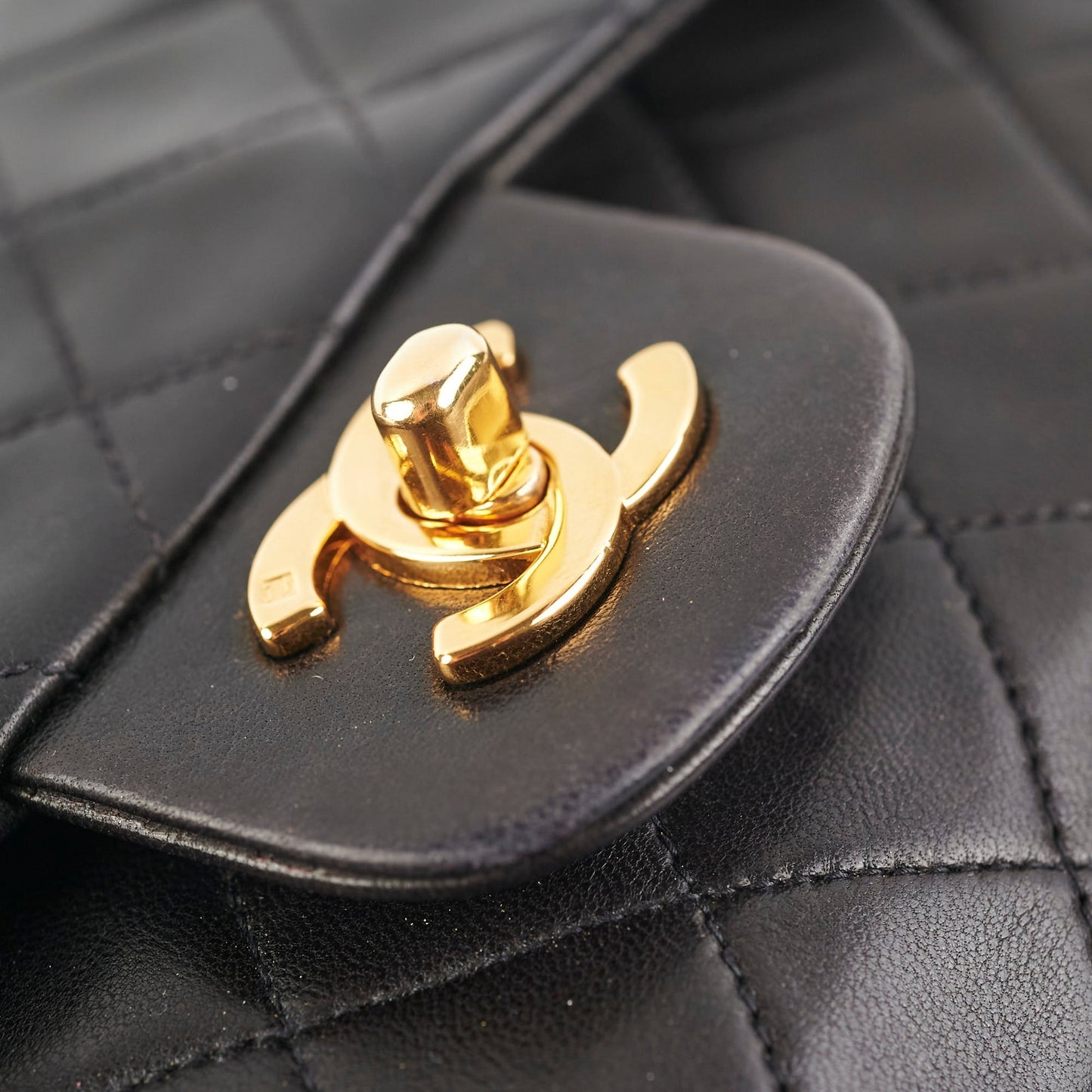 Chanel  Small Classic Flap Dark Brown Lambskin - Series 3