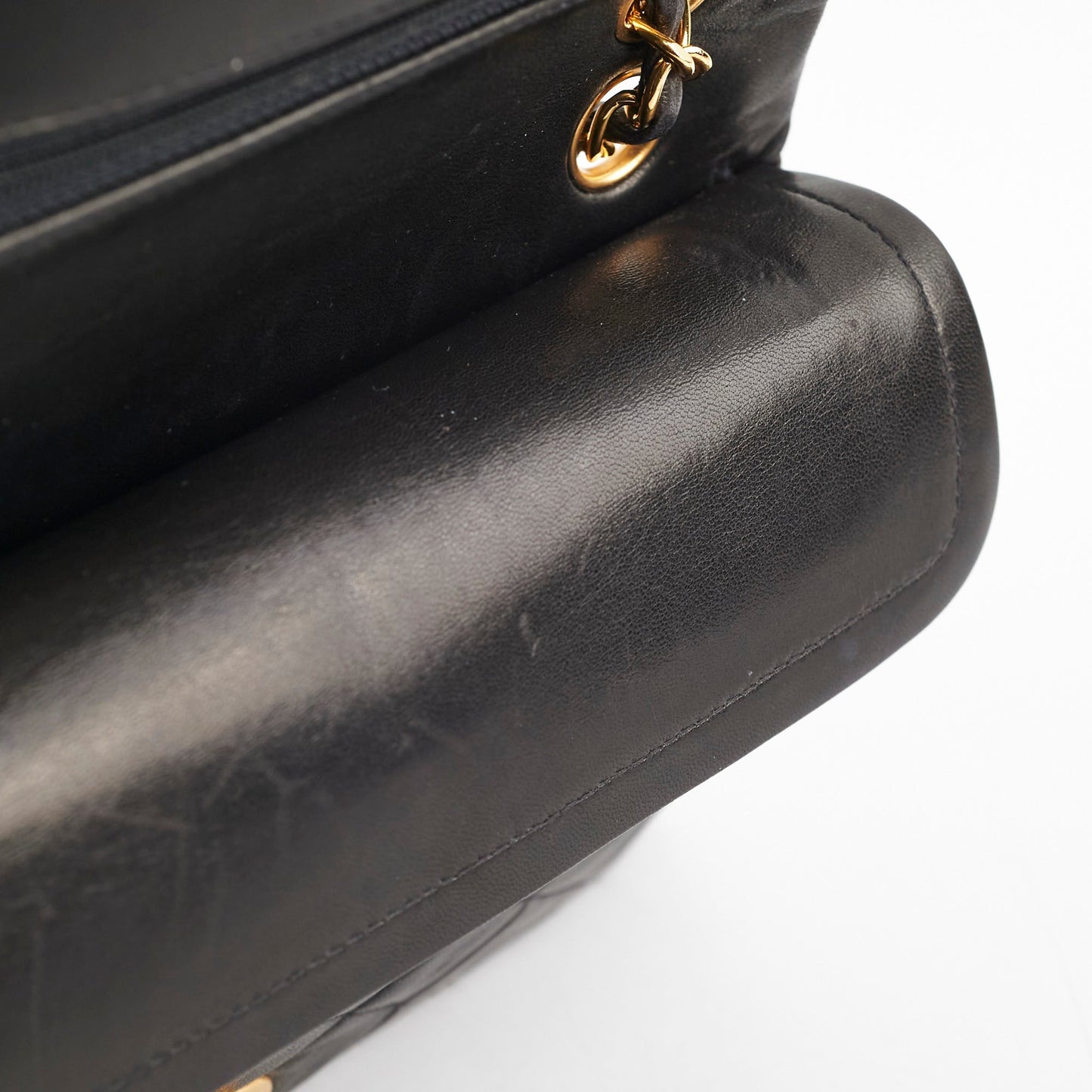 Chanel  Small Classic Flap Dark Brown Lambskin - Series 3
