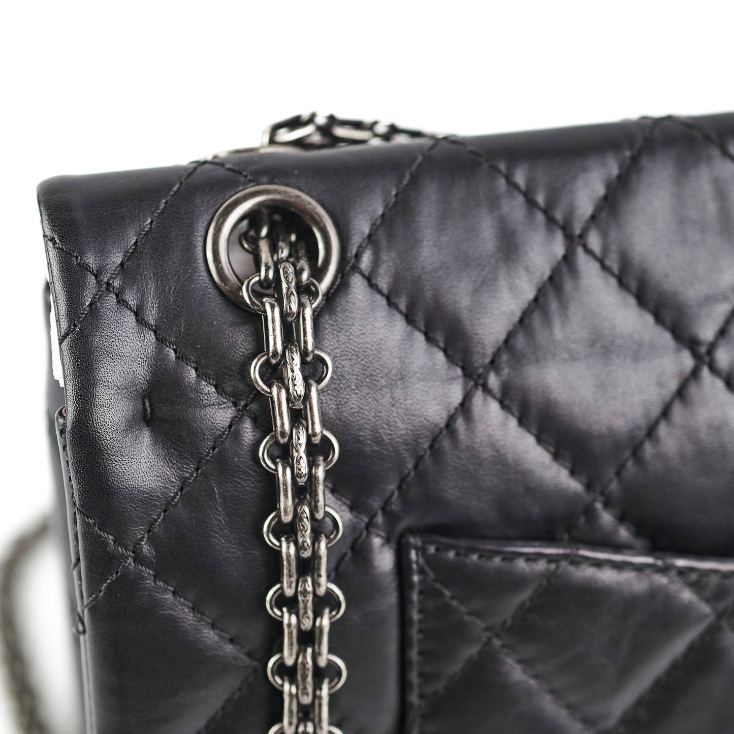 Chanel Reissue 226 Black Calfskin - Series 18