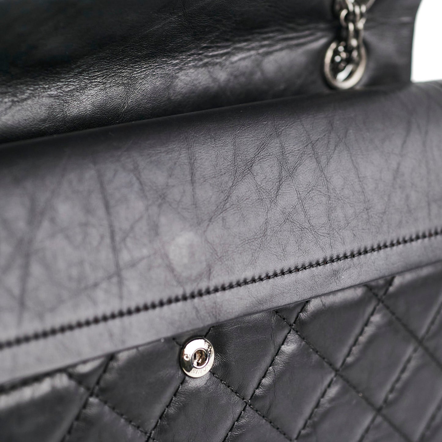 Chanel Reissue 226 Black Calfskin - Series 18