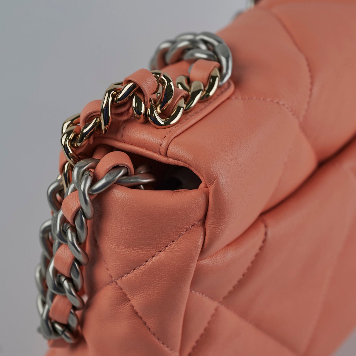 Chanel Small 19 Coral Microchip