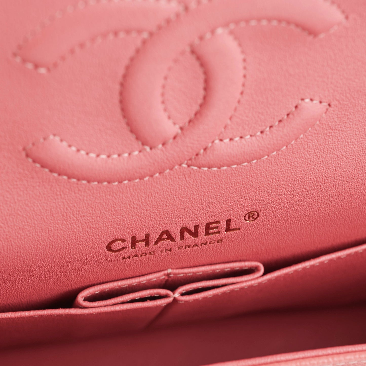 Chanel Caviar Medium/Large Double Classic Flap Pink
